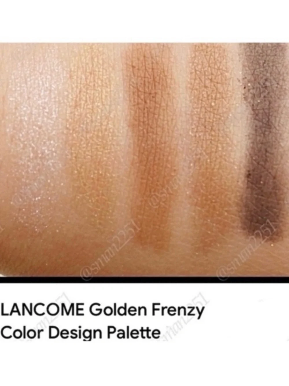 💛NEW!💛Lancôme 103 Golden Frenzy Color Design Eyeshadow Palette BRAND NEW!